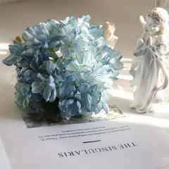 Artificial Hydrangea Wedding Flower Faux Realistic Blooming DIY