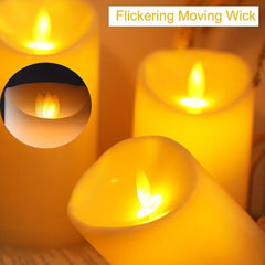 LED Flameless Tea Light Candle w/ Remote - Wedding Holiday Indoor/Outdoor