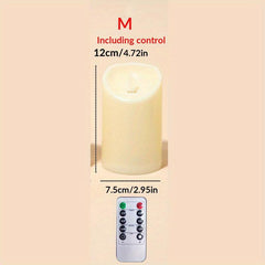 LED Flameless Tea Light Candle w/ Remote - Wedding Holiday Indoor/Outdoor