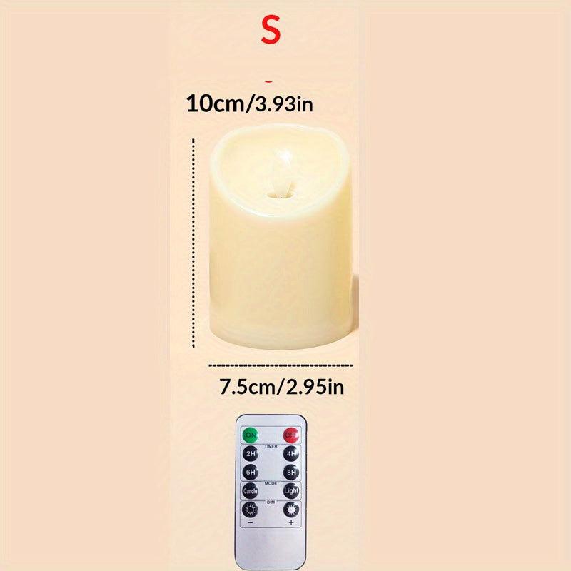 LED Flameless Tea Light Candle w/ Remote - Wedding Holiday Indoor/Outdoor
