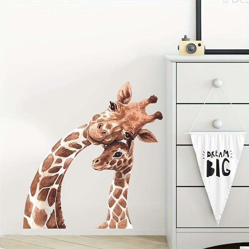 Giraffe Wall Sticker Art Decor For Children's Room