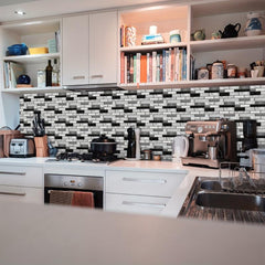 6pcs Waterproof Wall Tile Stickers for Bathroom Toilet Kitchen Living Room