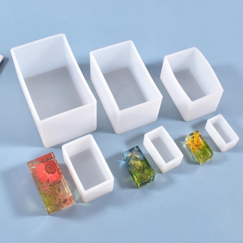 Silicone Molds for Cubes and Cuboids Shapes 3D DIY Craft Tool