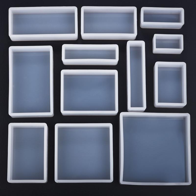 Silicone Molds for Cubes and Cuboids Shapes 3D DIY Craft Tool