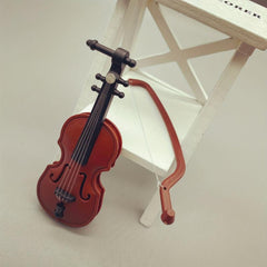 Mini Violin Decoration Ornaments Photography Props