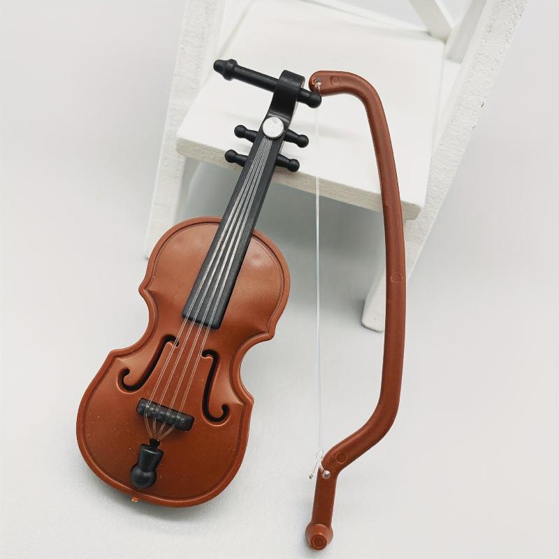 Mini Violin Decoration Ornaments Photography Props