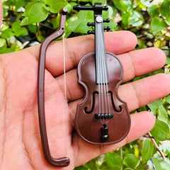 Mini Violin Decoration Ornaments Photography Props