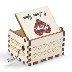 Mom Music Box Mum Gift Mother Birthday Hand Crank Musical Box