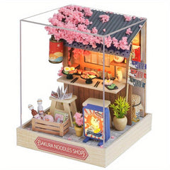 DIY Coffee Shop Home Decor Model Dollhouse Kit