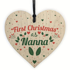 Wooden Sign Pendant First Christmas Wall Hanging Gift Decoration