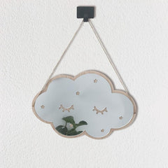 Cartoon Clouds Mirror Sticker Acrylic Wall Decal for Bedroom Living Room