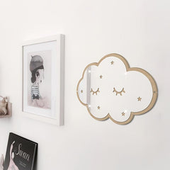 Cartoon Clouds Mirror Sticker Acrylic Wall Decal for Bedroom Living Room
