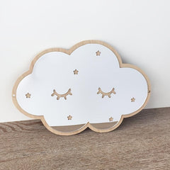 Cartoon Clouds Mirror Sticker Acrylic Wall Decal for Bedroom Living Room