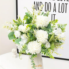 1pc Real Touch Artificial Rose Bouquet for Home Office Weddings