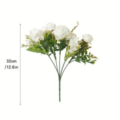 1pc Real Touch Artificial Rose Bouquet for Home Office Weddings