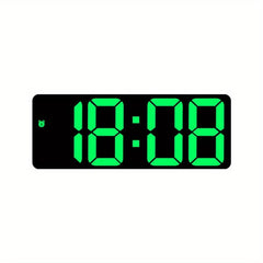 Voice Control Digital Alarm Clock Date TEMP Night Mode Snooze Table Clock