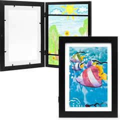 Kids Art Frames A4 Front Opening Changeable Artwork Display Storage