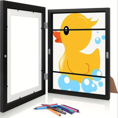 Kids Art Frames A4 Front Opening Changeable Artwork Display Storage