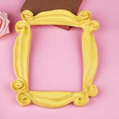 1pc Yellow Vintage Photo Frame Friends 22x18, Holiday Gift