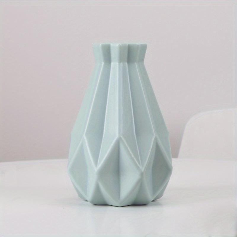 Nordic Plastic Vase Modern Style Flower Arrangement Vases Decor