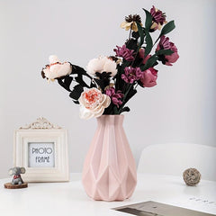 Nordic Plastic Vase Modern Style Flower Arrangement Vases Decor