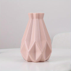 Nordic Plastic Vase Modern Style Flower Arrangement Vases Decor
