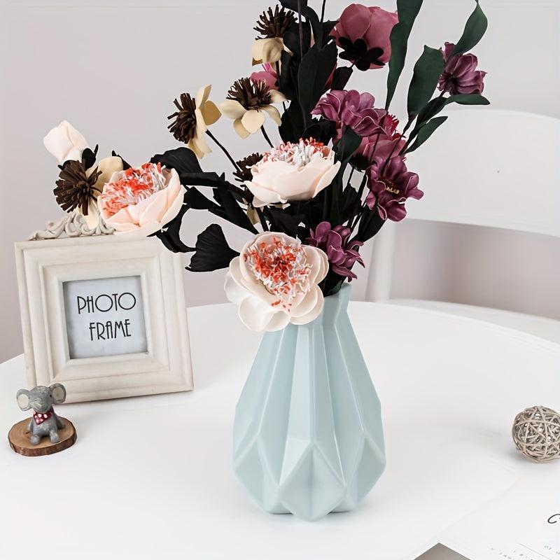 Nordic Plastic Vase Modern Style Flower Arrangement Vases Decor