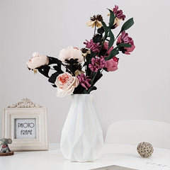 Nordic Plastic Vase Modern Style Flower Arrangement Vases Decor