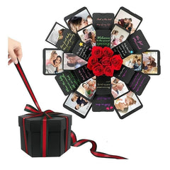 Hexagon Explosion Box DIY Photo Album Surprise Box Couples Birthdays