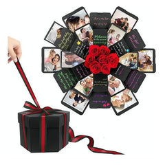 Hexagon Explosion Box DIY Photo Album Surprise Box Couples Birthdays
