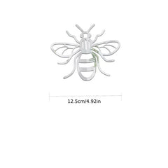 3D Acrylic Mirror Bee Wall Sticker Removable Wall Decor For Home
