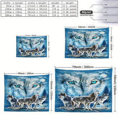 Wolf Tapestry Wall Hanging For Wall Decor Home Decor Wall Art