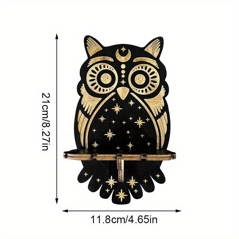 Wooden Wall Hanging Display Rack Modern Hamsa Hand Shaped Wall Hanging