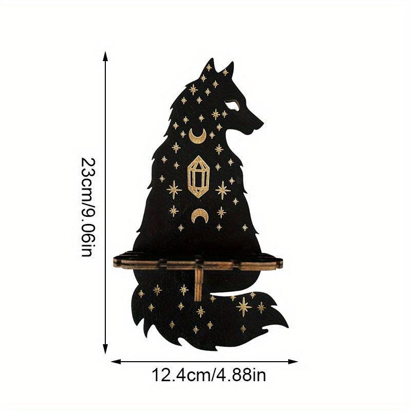 Wooden Wall Hanging Display Rack Modern Hamsa Hand Shaped Wall Hanging