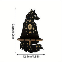 Wooden Wall Hanging Display Rack Modern Hamsa Hand Shaped Wall Hanging