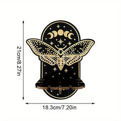 Wooden Wall Hanging Display Rack Modern Hamsa Hand Shaped Wall Hanging