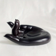 Bastet Cat Goddess Statue Crystal Base for Garden Home Decor