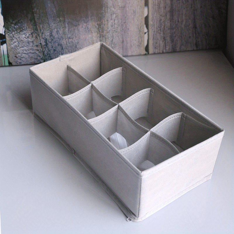 Foldable Underwear Clothes Storage Box - 24 Grids