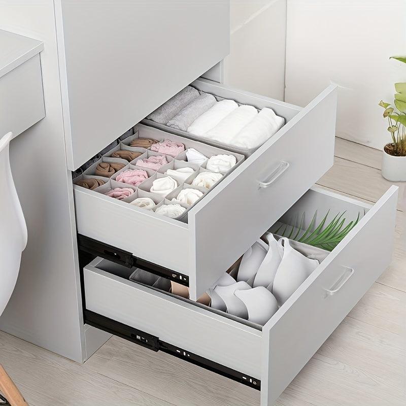 Foldable Underwear Clothes Storage Box - 24 Grids