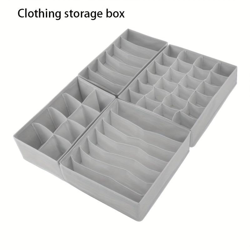 Foldable Underwear Clothes Storage Box - 24 Grids