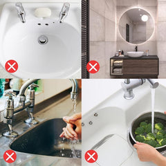 Gray Silicone Faucet Sink Splash Guard Mat for Bathroom Counter