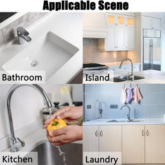 Gray Silicone Faucet Sink Splash Guard Mat for Bathroom Counter