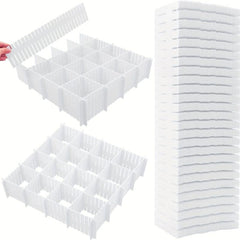 Adjustable Grid Drawer Dividers Closet Tidying Space Organizer For Underwear