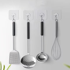 Self Adhesive Single Hook Wall Hanging Storage Hook - 5/10/15/20pcs