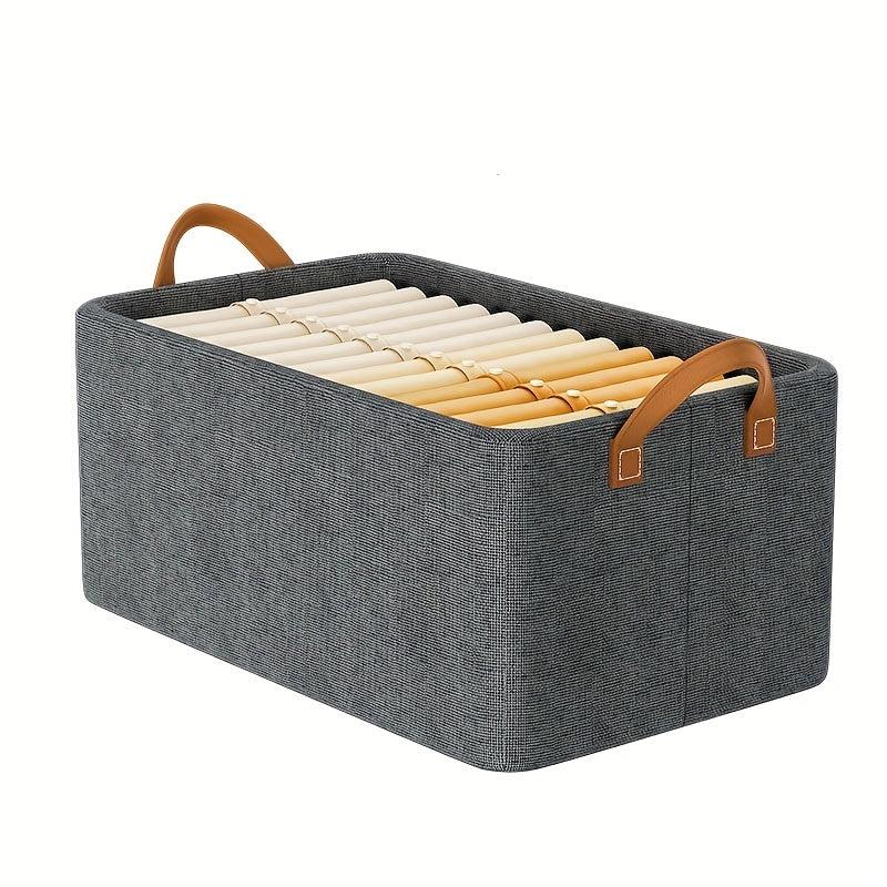 Portable Cationic Fabric Storage Box Steel Frame for Clothes & Toys