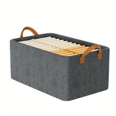 Portable Cationic Fabric Storage Box Steel Frame for Clothes & Toys