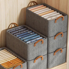 Portable Cationic Fabric Storage Box Steel Frame for Clothes & Toys