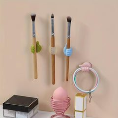 8pcs Thumb Wall Hook Adhesive Cable Clip Key Hook Hangers
