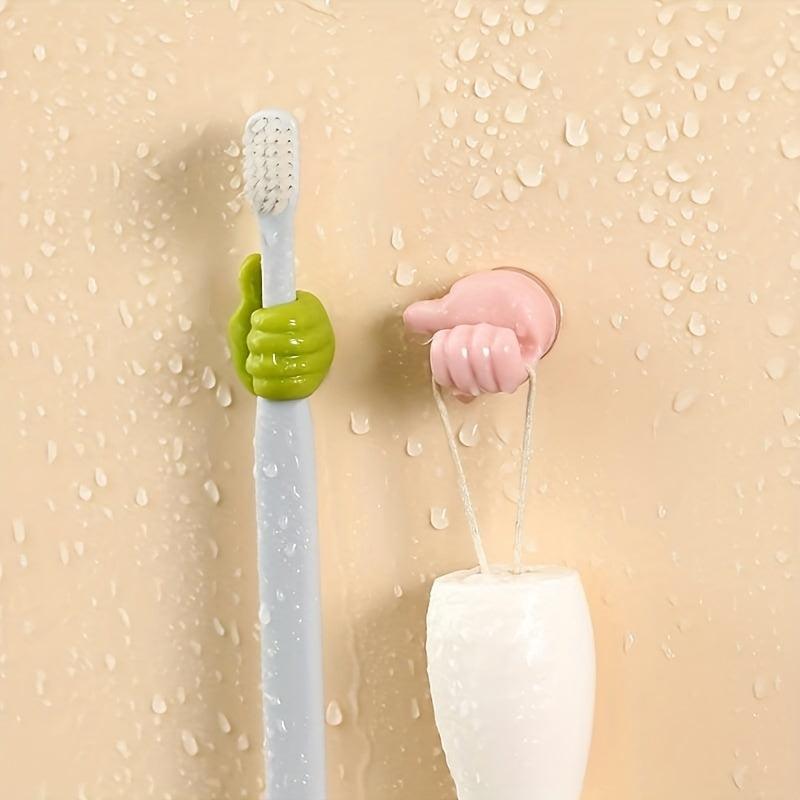 8pcs Thumb Wall Hook Adhesive Cable Clip Key Hook Hangers
