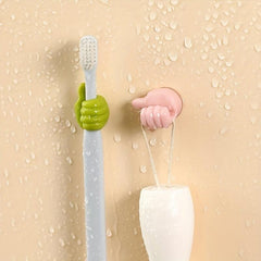 8pcs Thumb Wall Hook Adhesive Cable Clip Key Hook Hangers